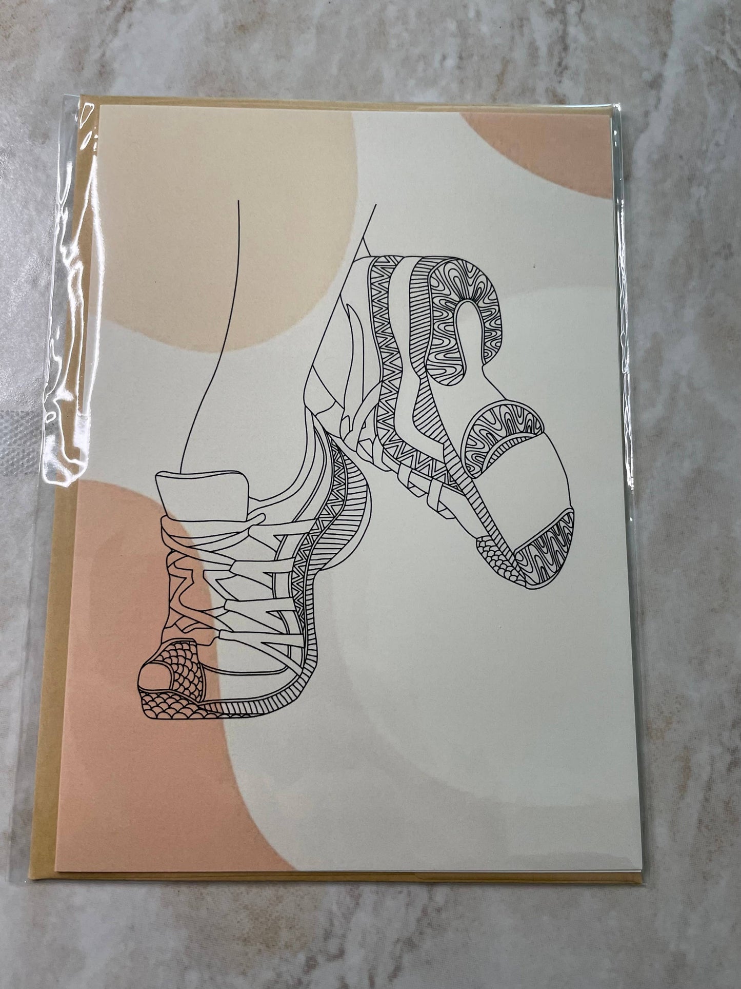 Denali & Co. Dance Shoes Greeting Cards: Pointe Shoe