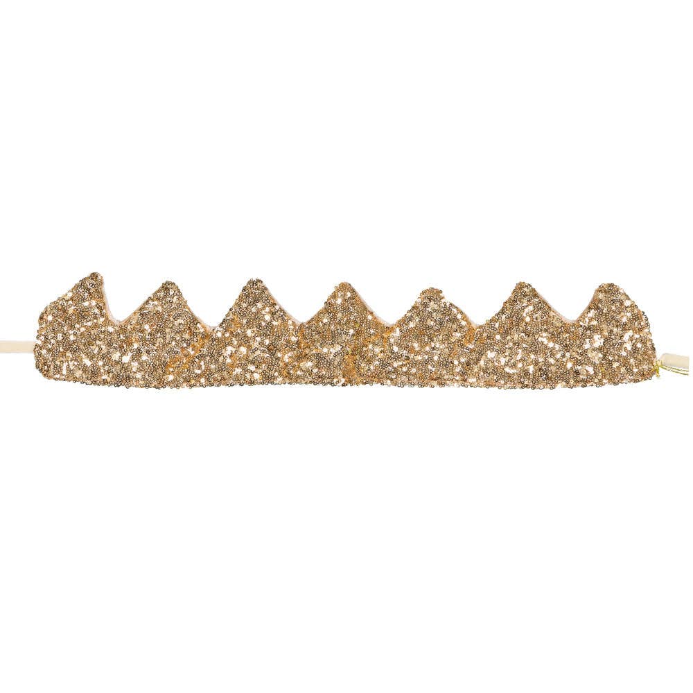 Crown - gold sequins