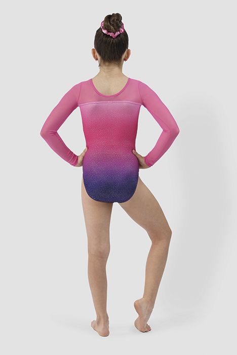 Long sleeve gymnastics leotard