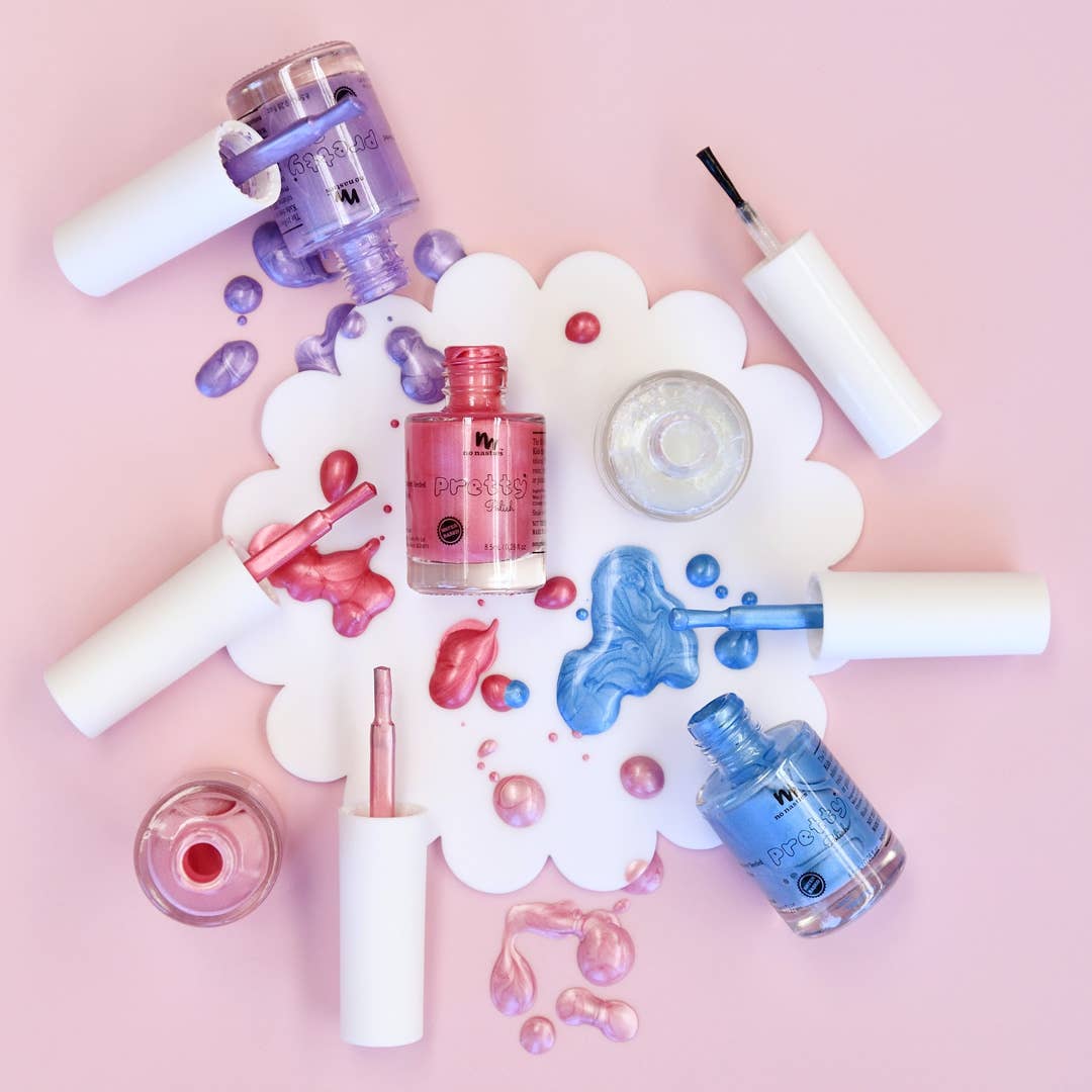 Bright Pink Water-Based Nail Polish for Kids - 8.5ml