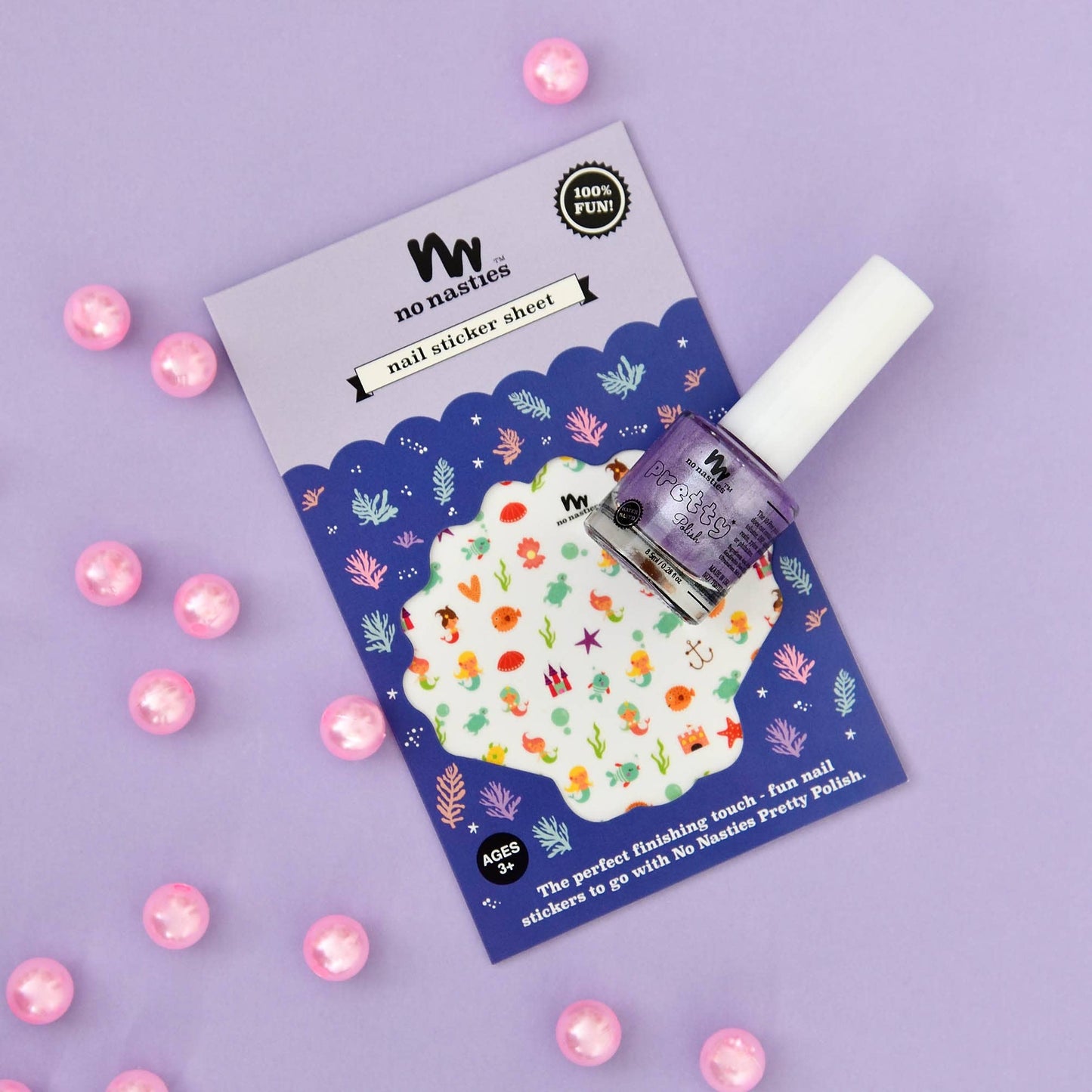 No Nasties Kids Nail Stickers