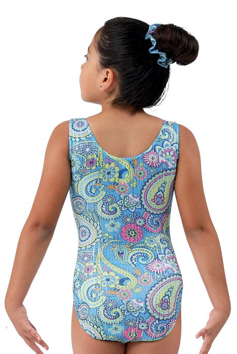 Printed gymnastics leotard (Mondor #37822)