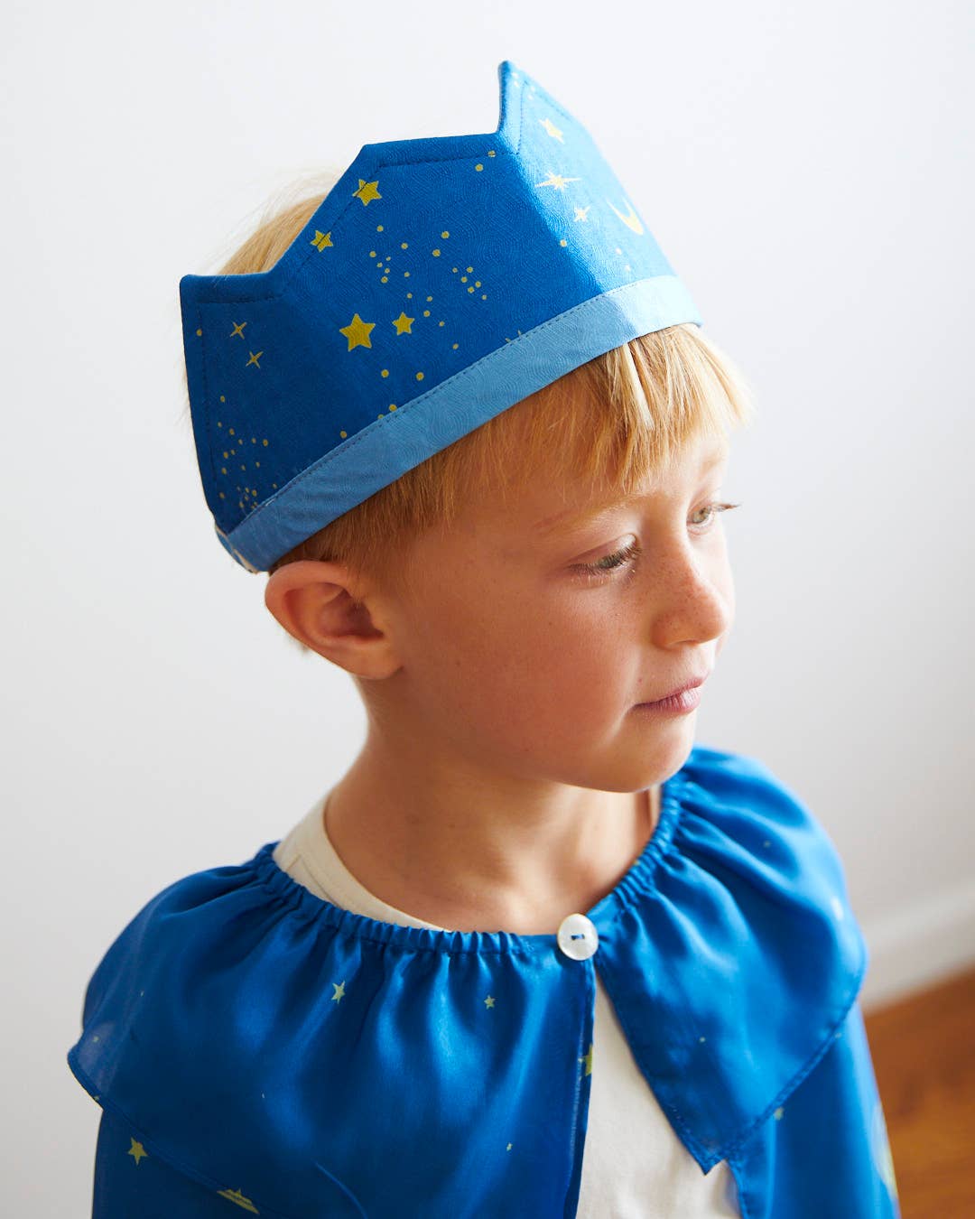 Reversible 100% Silk Star Crown for Birthdays and Dress Up