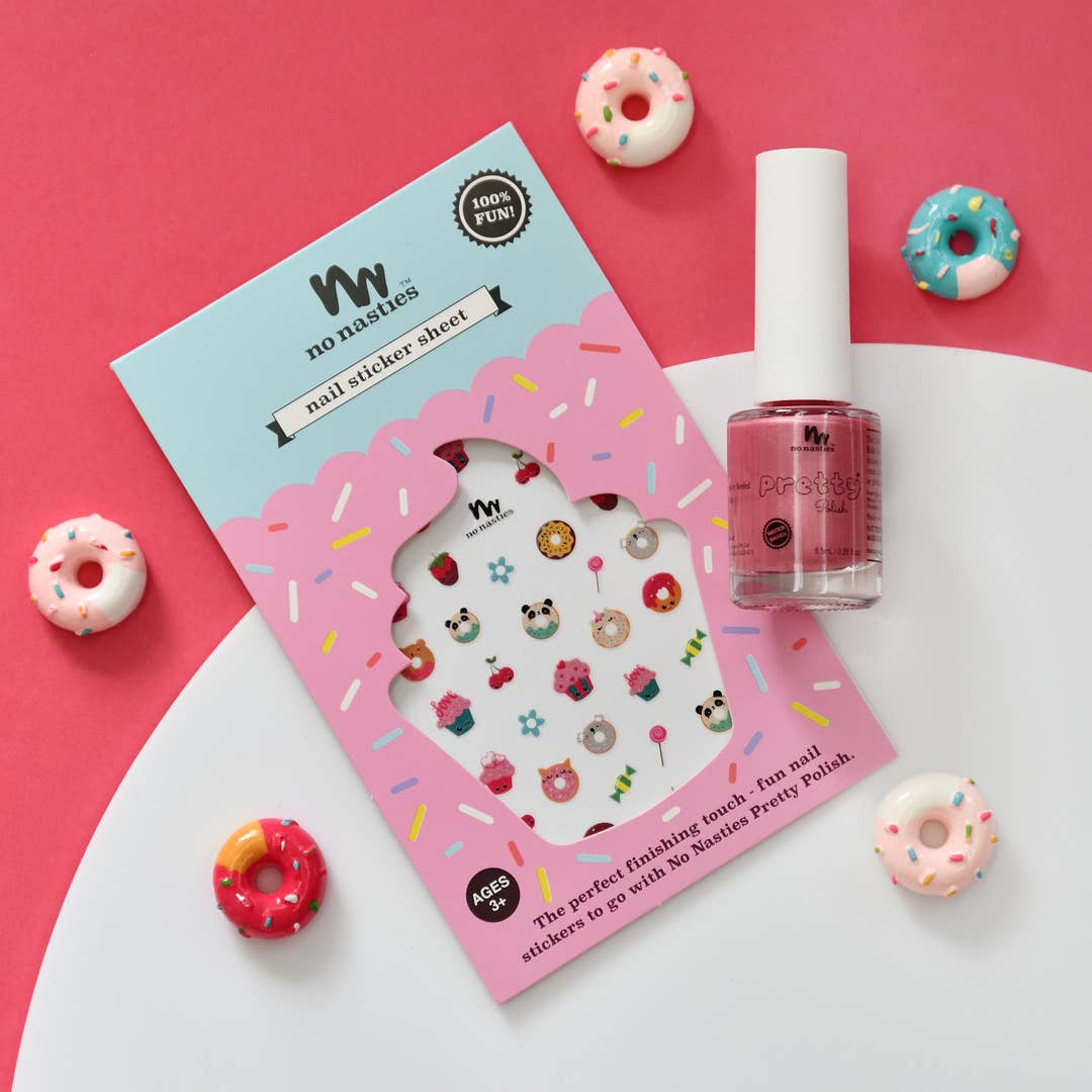 Bright Pink Water-Based Nail Polish for Kids - 8.5ml