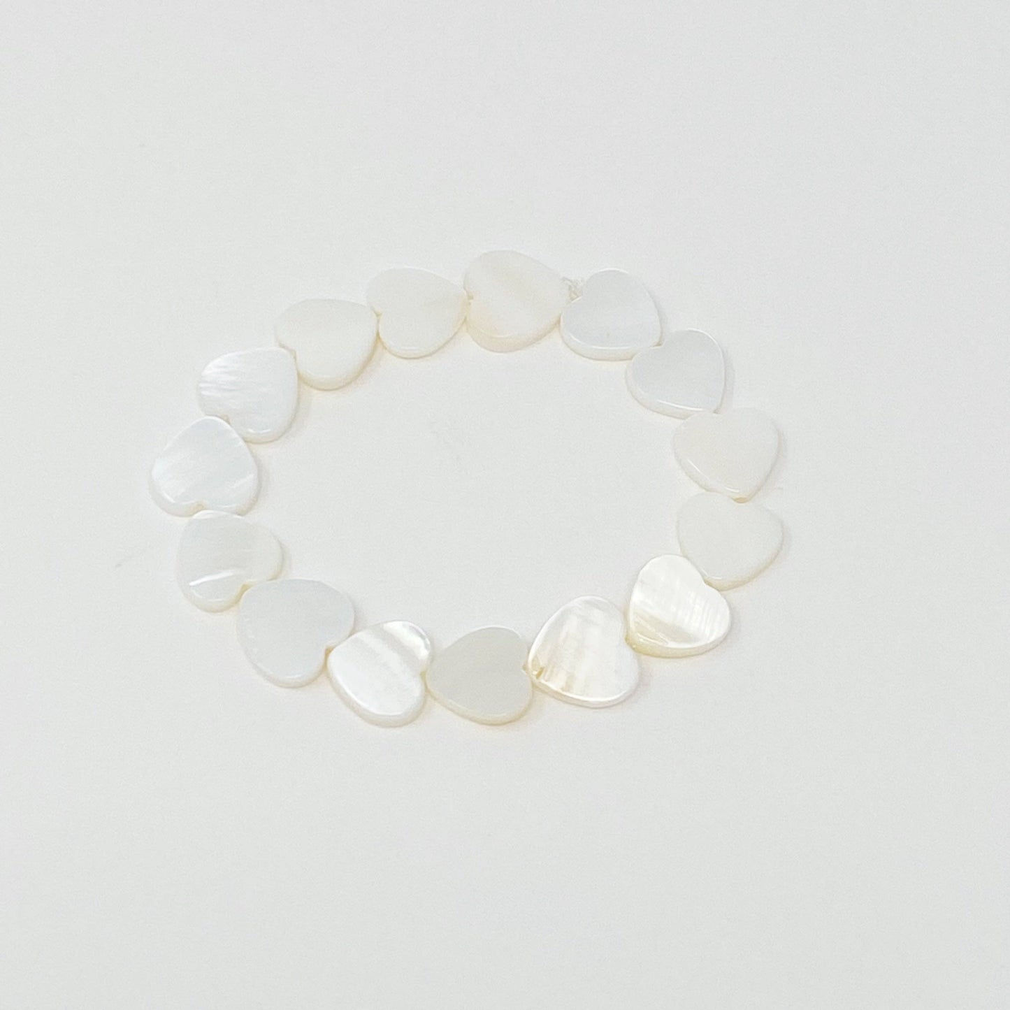 Shelly Heart Stretch Bracelet: Multi