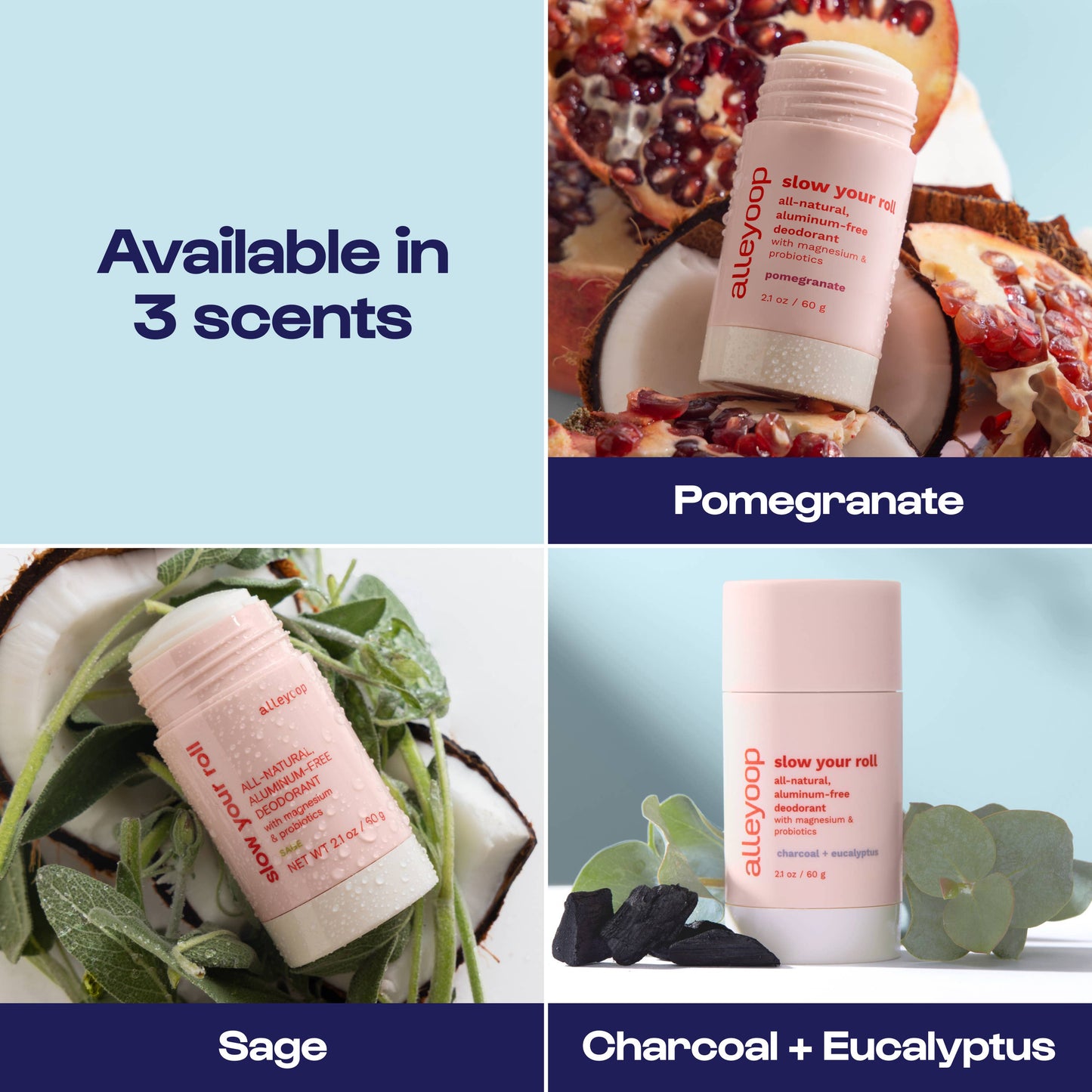 Slow Your Roll Natural Deodorant - Sage Scent (mini)