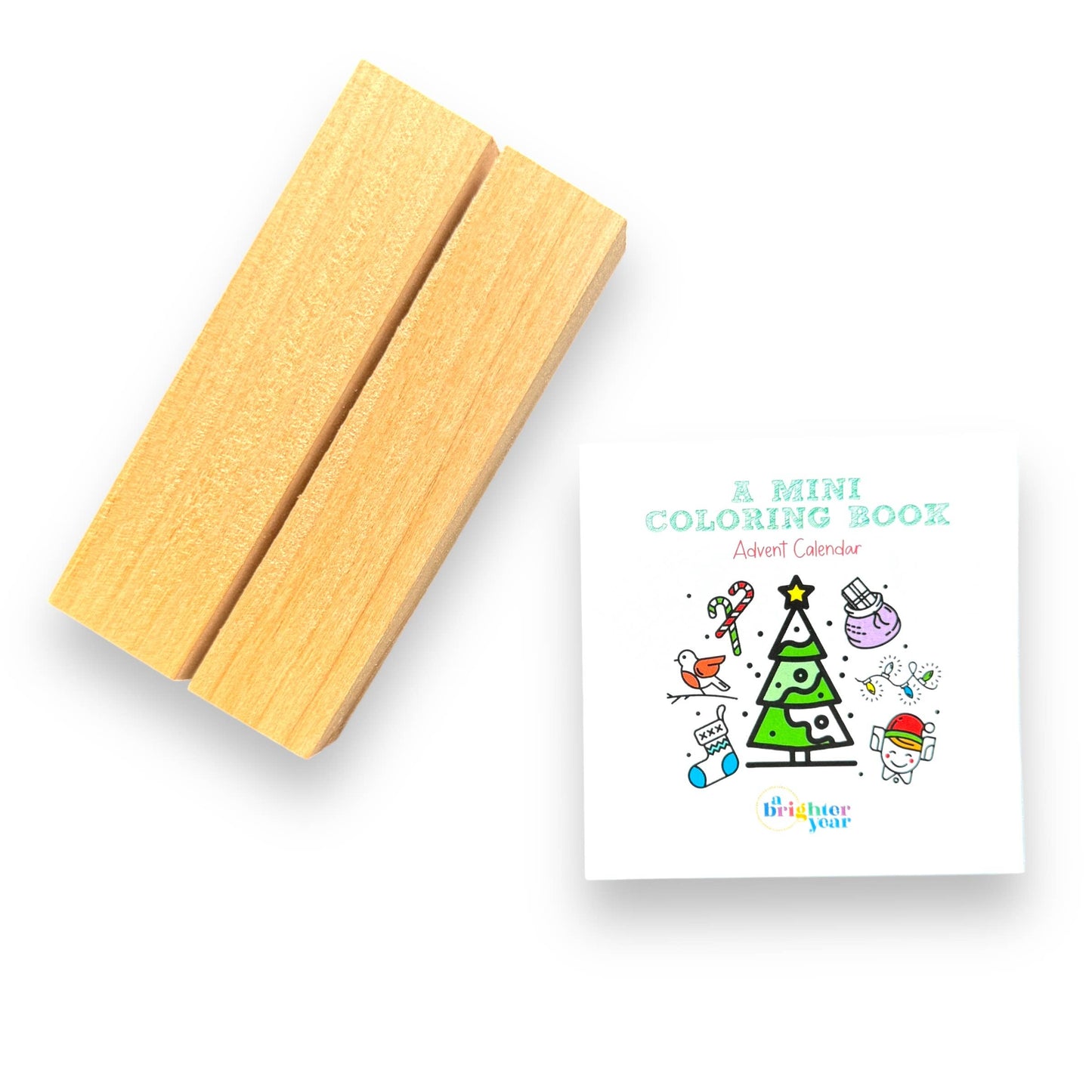 Color Your Own Advent Calendar, stocking stuffer, countdown