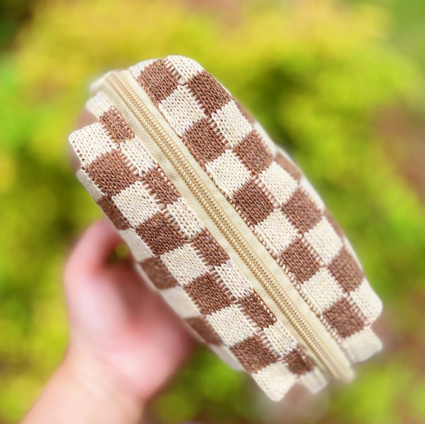 Check Yourself Cosmetic Bag: Pistachio