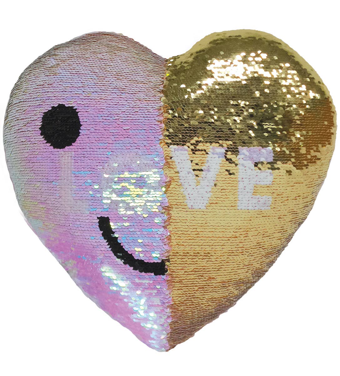 Mini Love Reversible Sequin Pillow