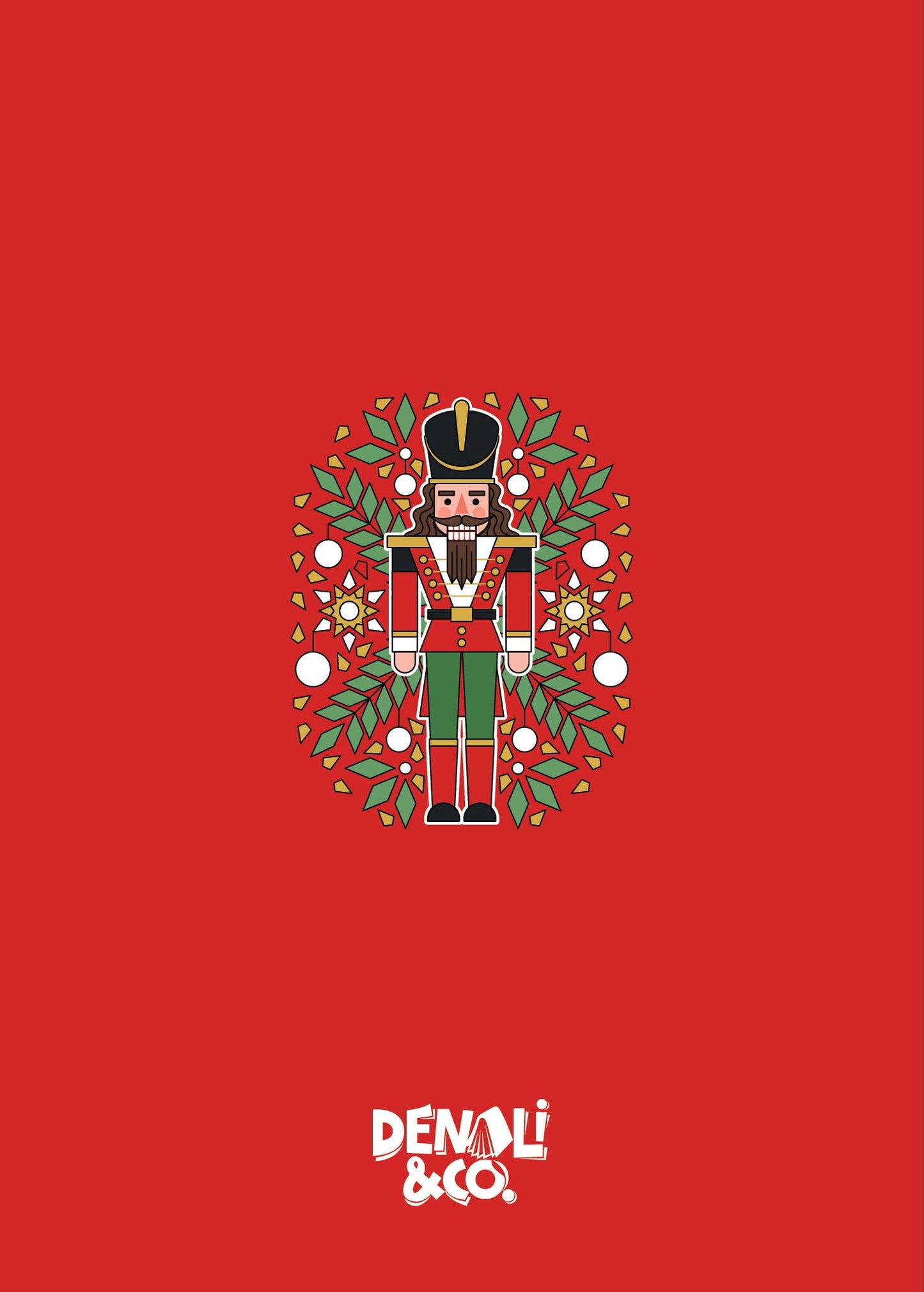 Denali & Co. Nutcracker Soldier Christmas Greeting Card