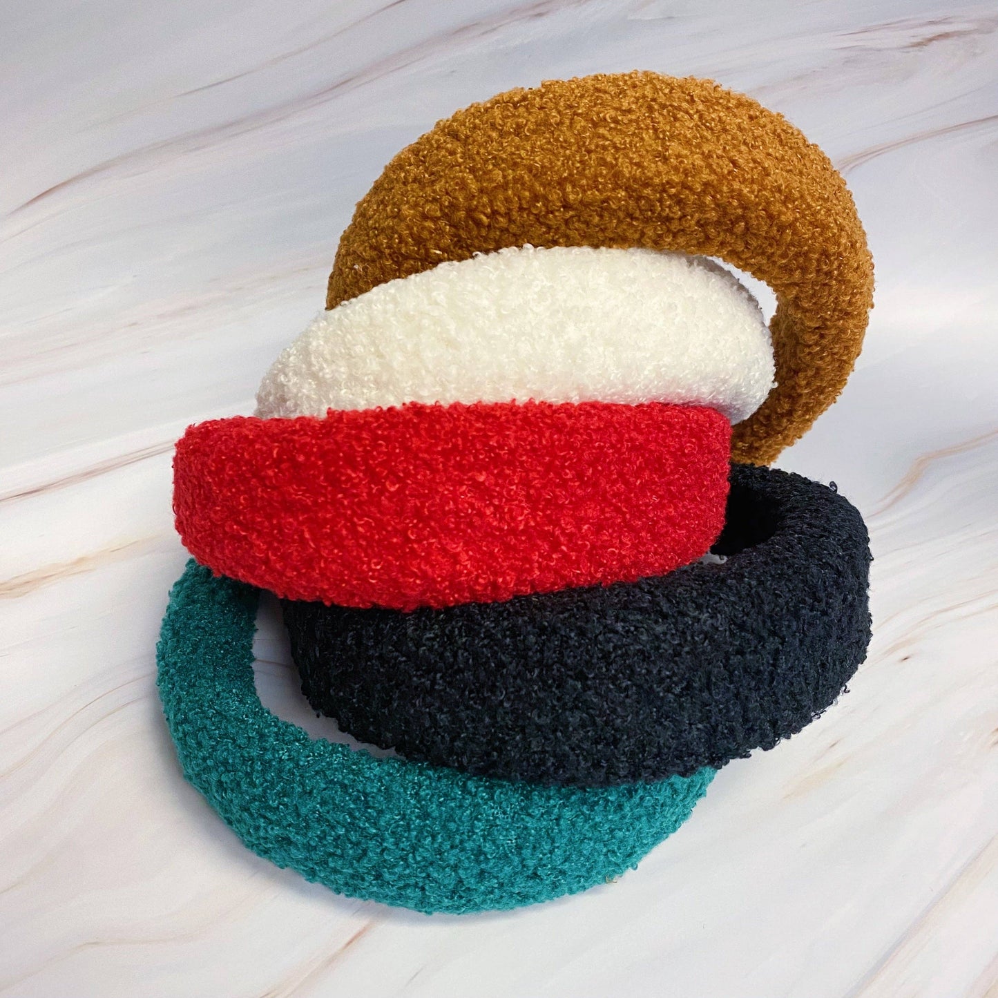 Teddy Cozy Headband: Red