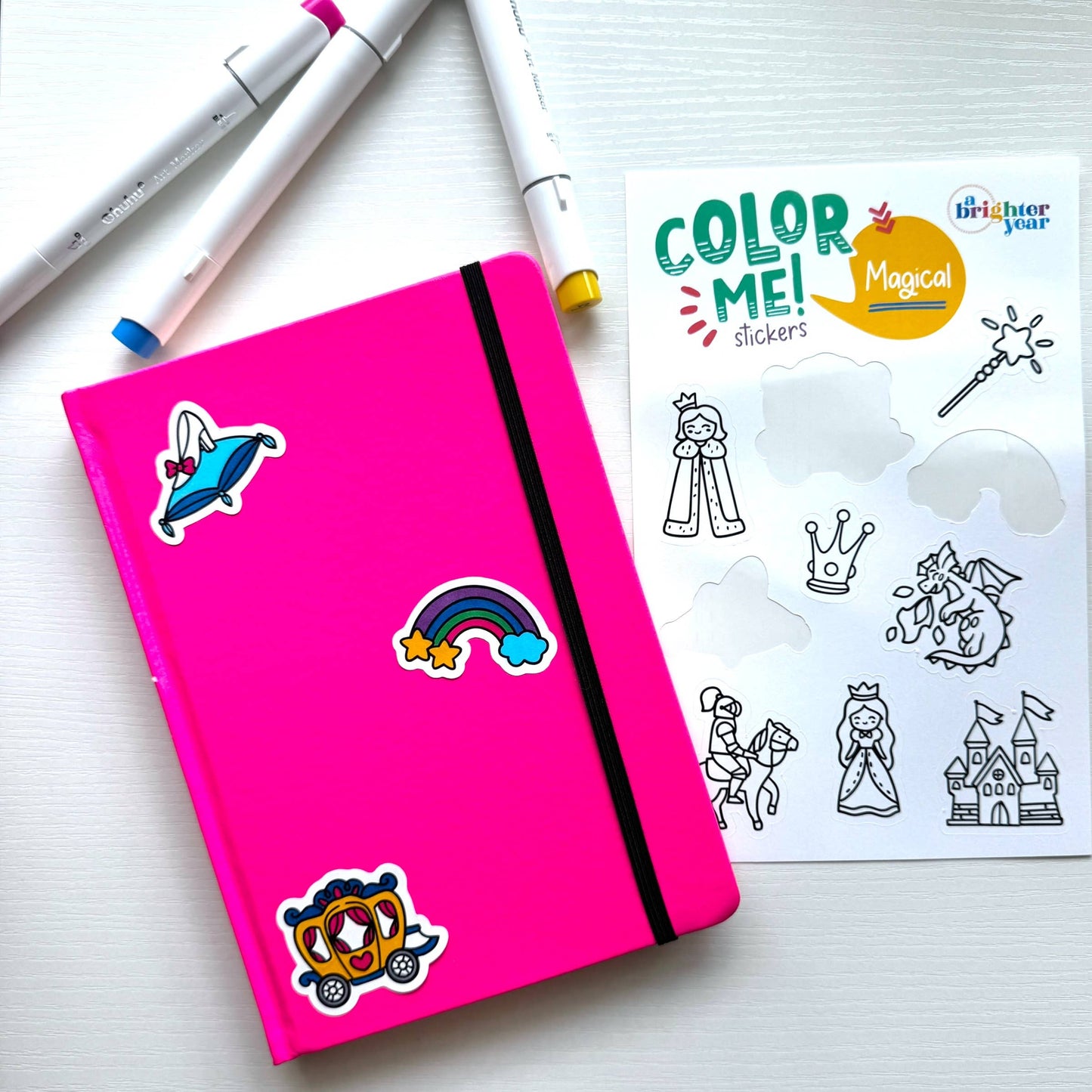 Color Your Own Magical High Quality Sticker for Kids & Baby