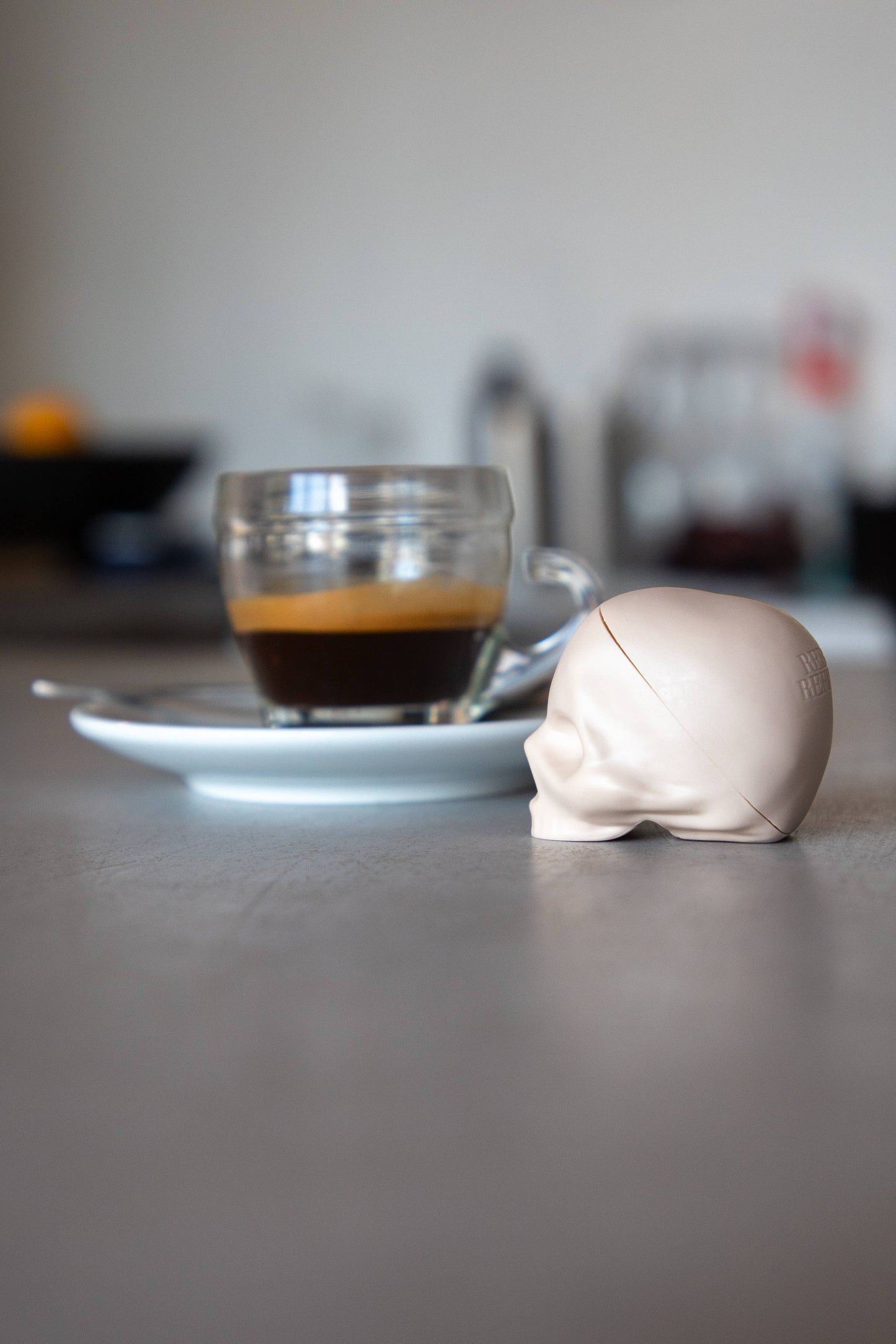 Cream Skull Lip Balm 100% Natural Espresso