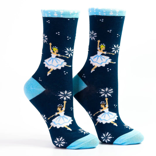 Snow Scene Dancers Lightweight Socks Kids