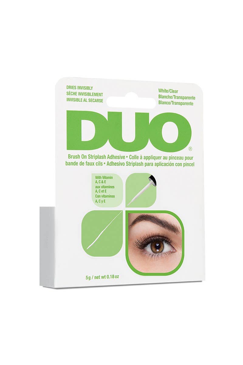 DUO 56812 Brush On Striplash Adhesive White/Clear- 6