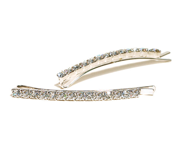 Crystal Slide 2.5″ Bobby Pin / Barrette (FH2 AY0001-1)