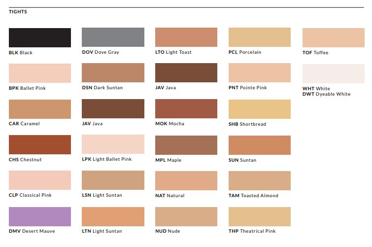 Ultra Soft Convertible Tights SKINTONES (Capezio 1916)