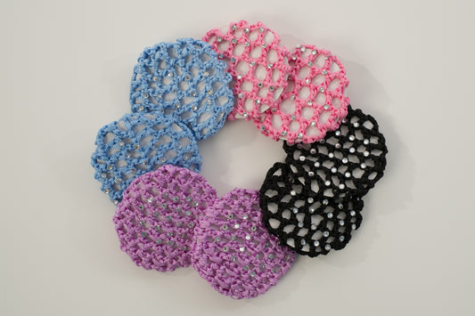 Bun cover with crystals (Kissed by Glitter)