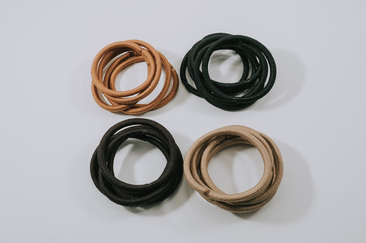 Hair Ties Elastics (Kissed by Glitter)