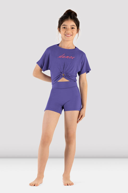 Girls Mirella Majesty Print Crop Top