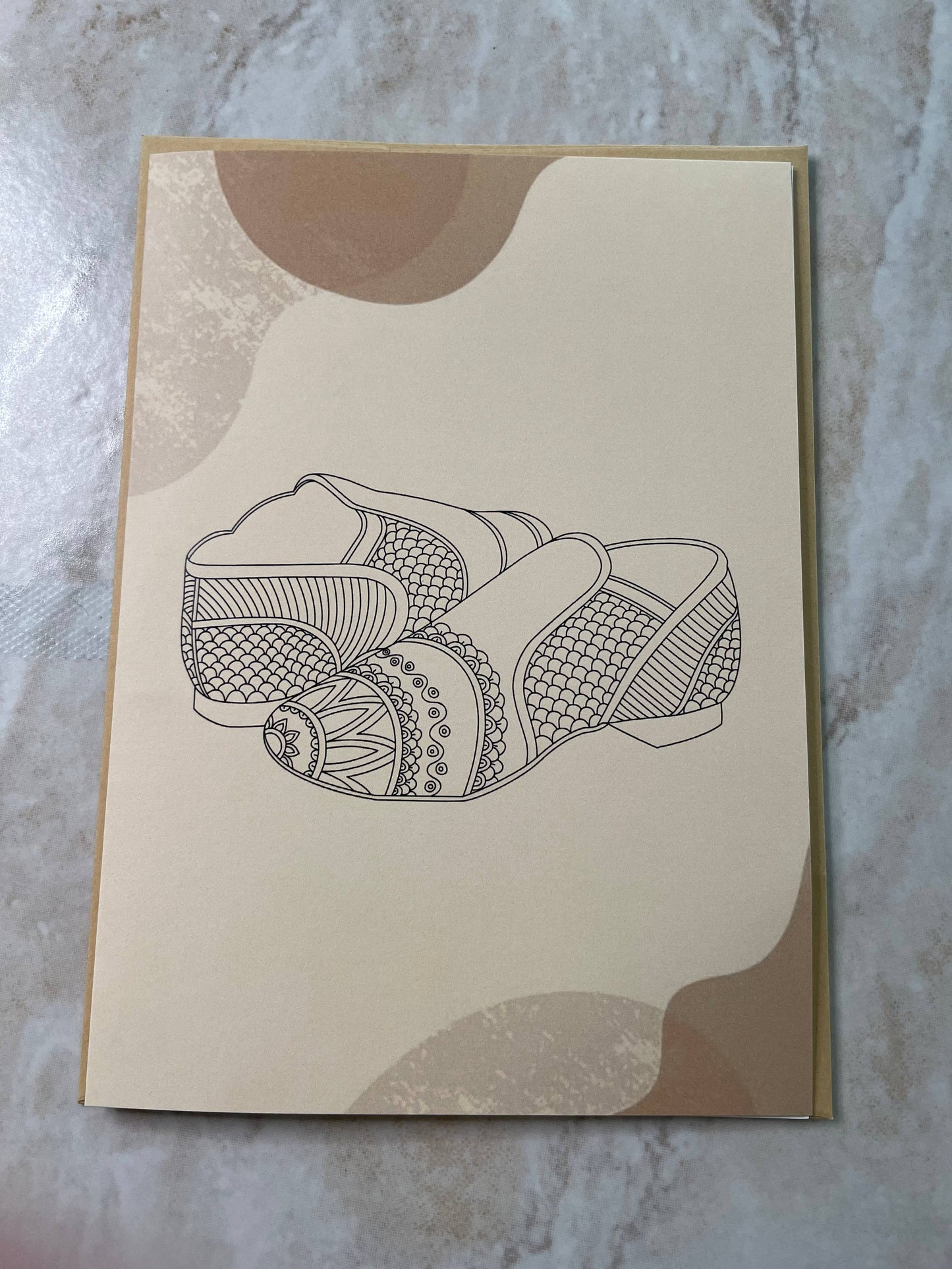 Denali & Co. Dance Shoes Greeting Cards: Tap Shoe