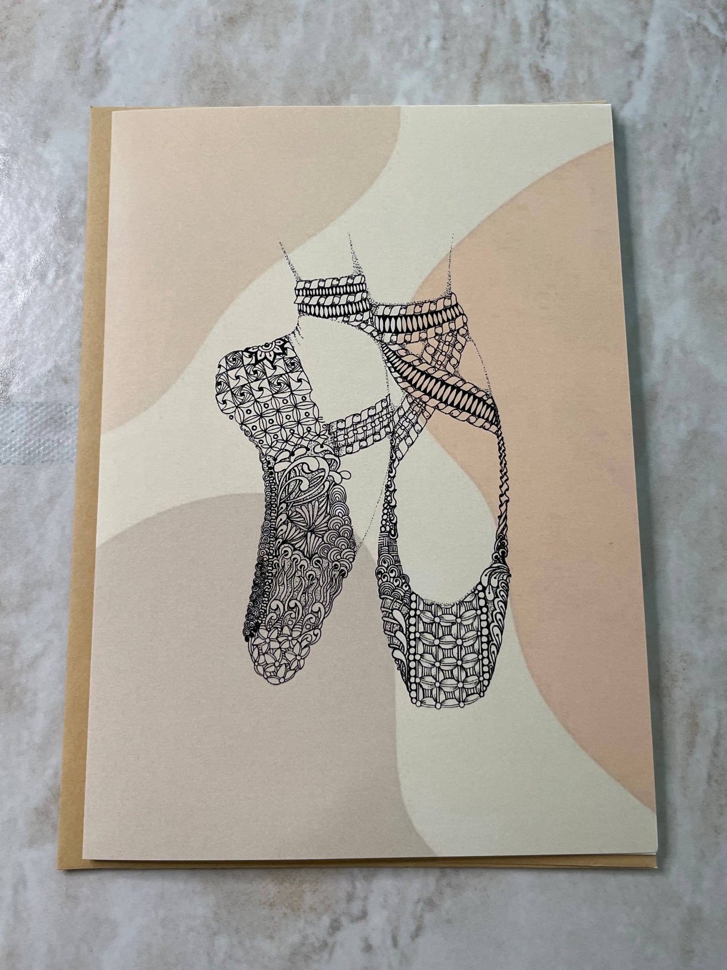 Denali & Co. Dance Shoes Greeting Cards: Tap Shoe