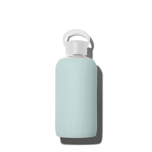 Silicone sleeve glass water bottle (BKR)