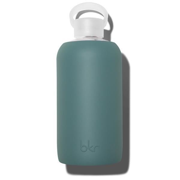 Silicone sleeve glass water bottle (BKR)