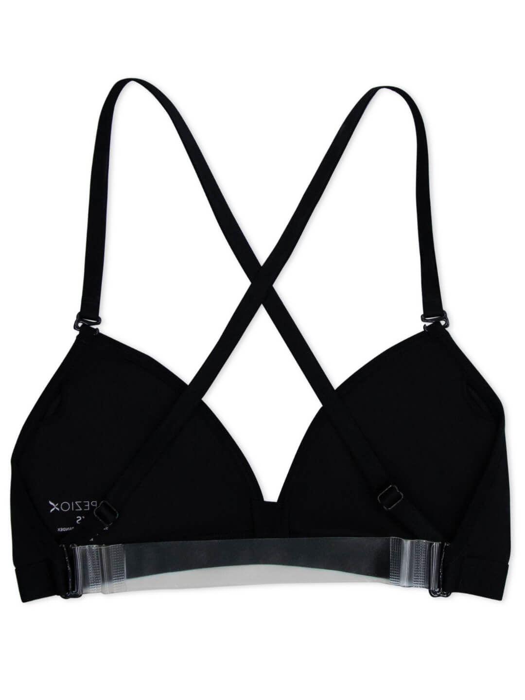 Deep Neck Clear Back Bra (Capezio 3777)