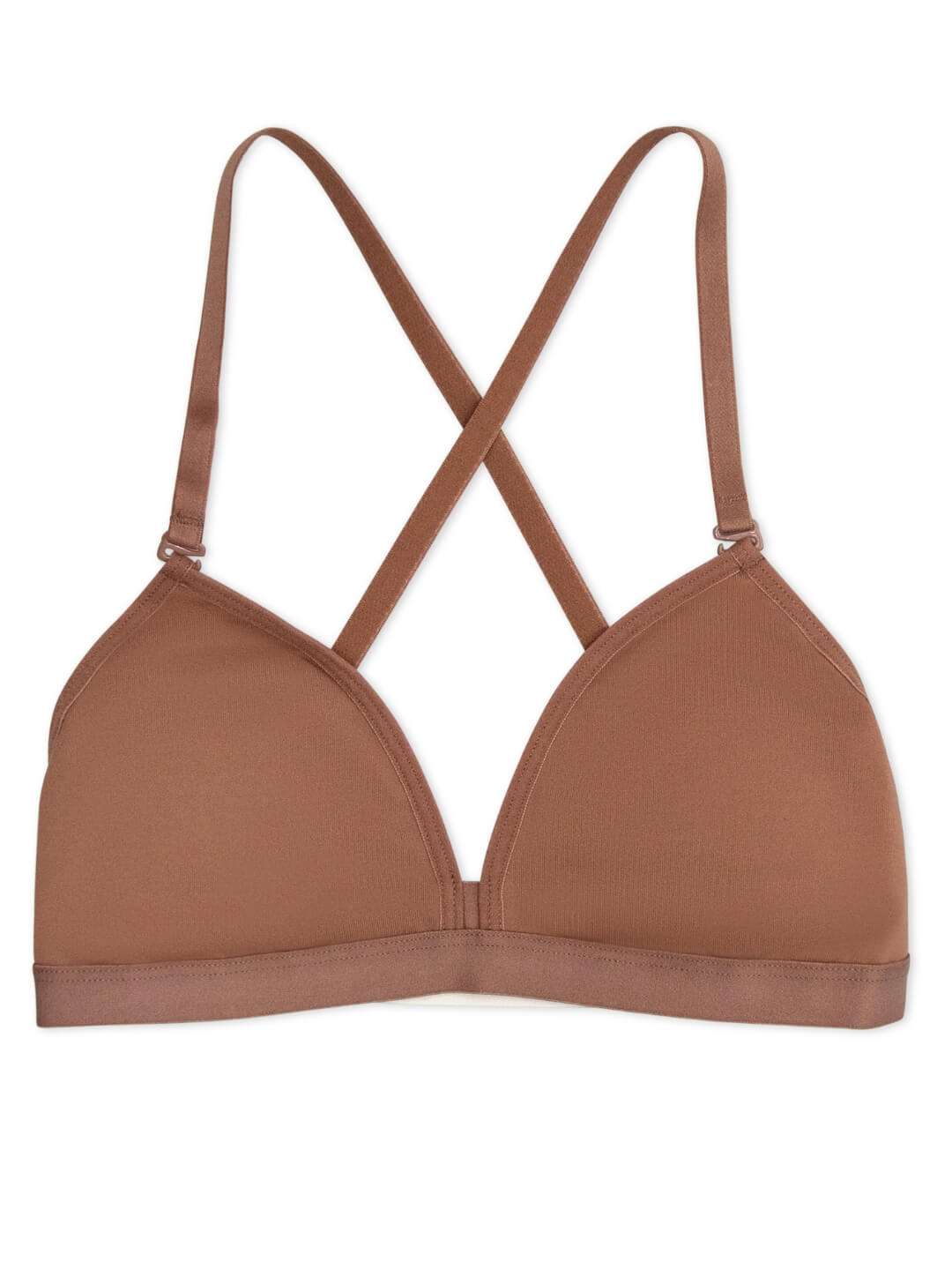 Deep Neck Clear Back Bra (Capezio 3777)