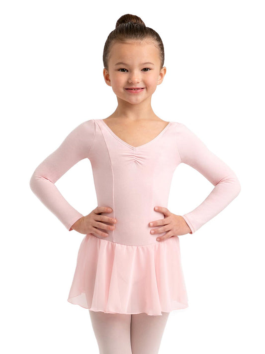 Princess seam long sleeve dress (Capezio 11724C)