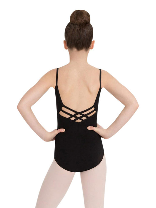 Strappy back cotton cami leotard (Capezio CC102)