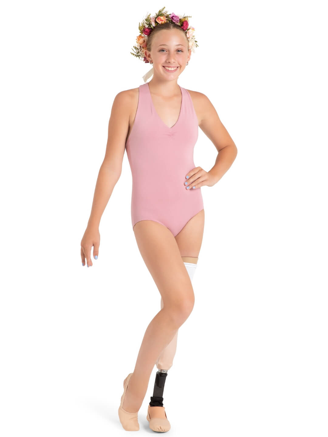 Wildflower Chamomile Cross Back Leotard