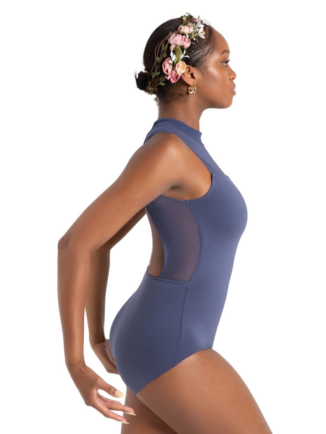 Wildflower Hyacinth High Neck Leotard (Capezio #12087)