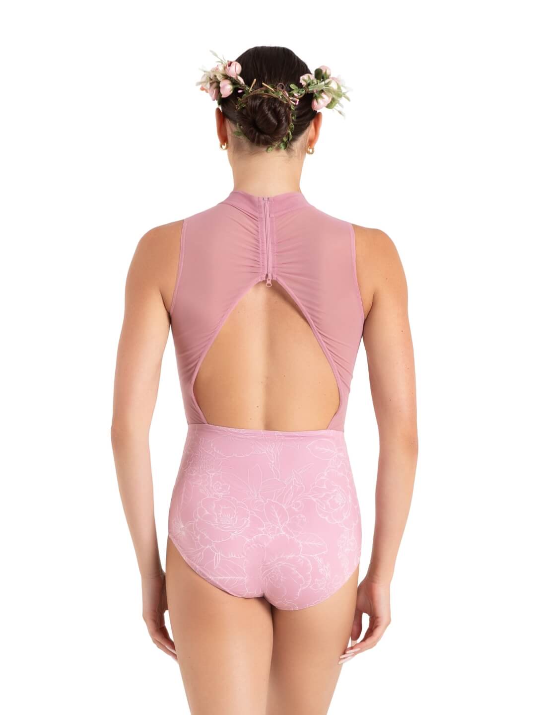Wildflower Hyacinth High Neck Leotard (Capezio #12087)