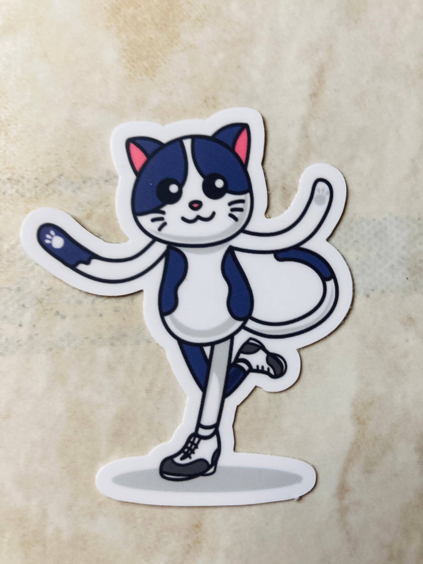 CAT-egories of Dance Vinyl Sticker