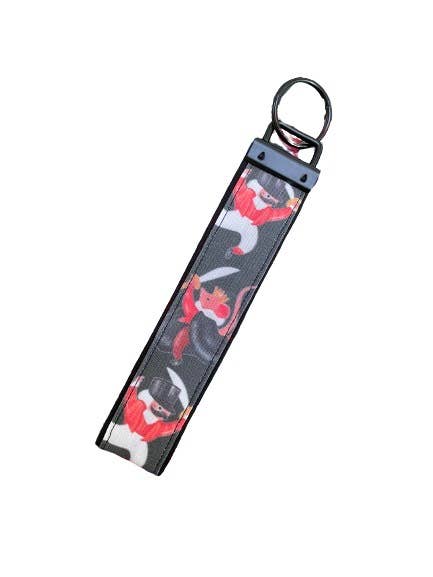 Nutcracker Battle Keychain Wristlet, Christmas Keychain