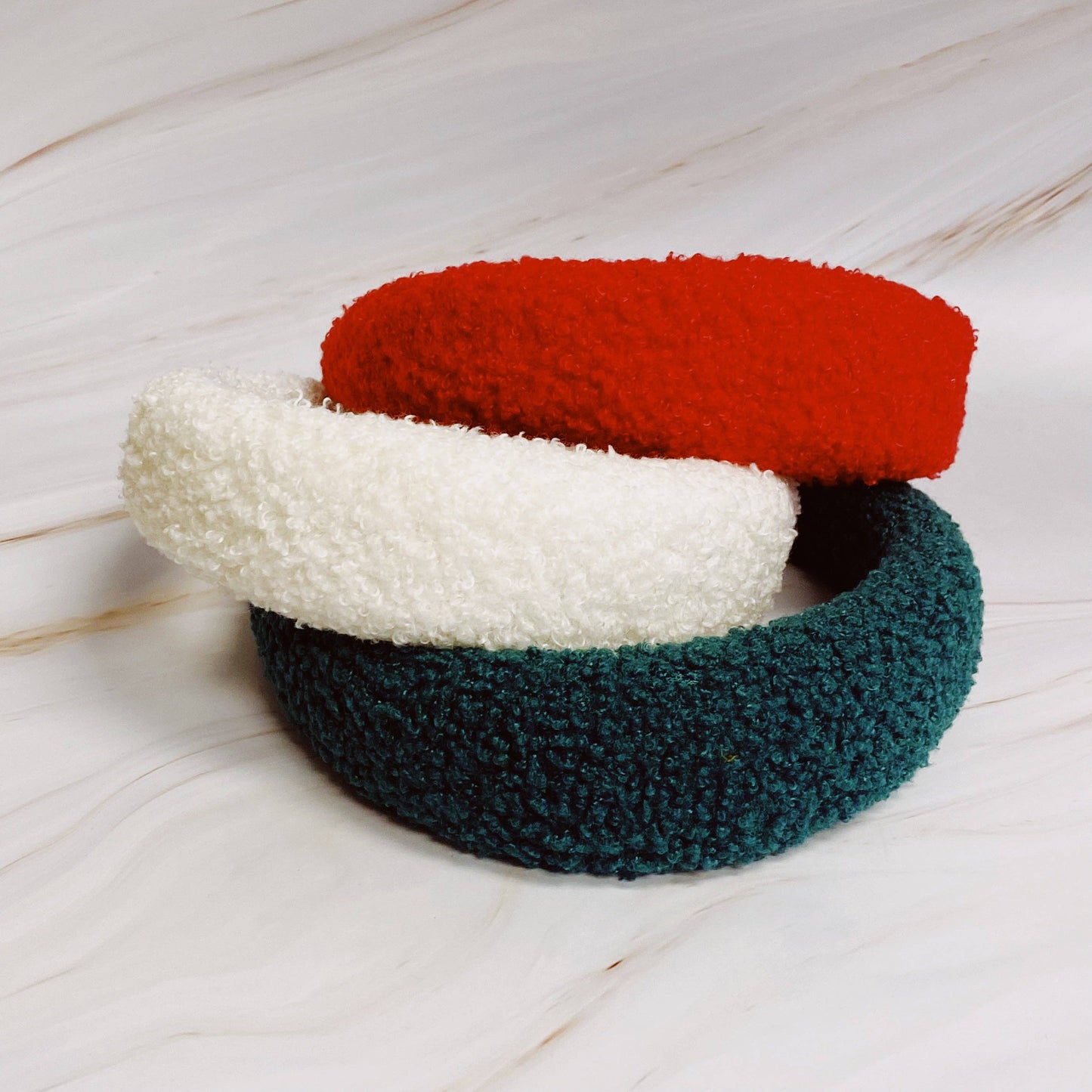 Teddy Cozy Headband: Green