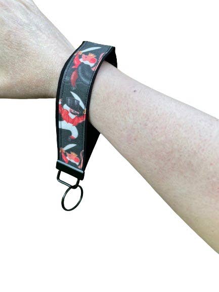 Nutcracker Battle Keychain Wristlet, Christmas Keychain