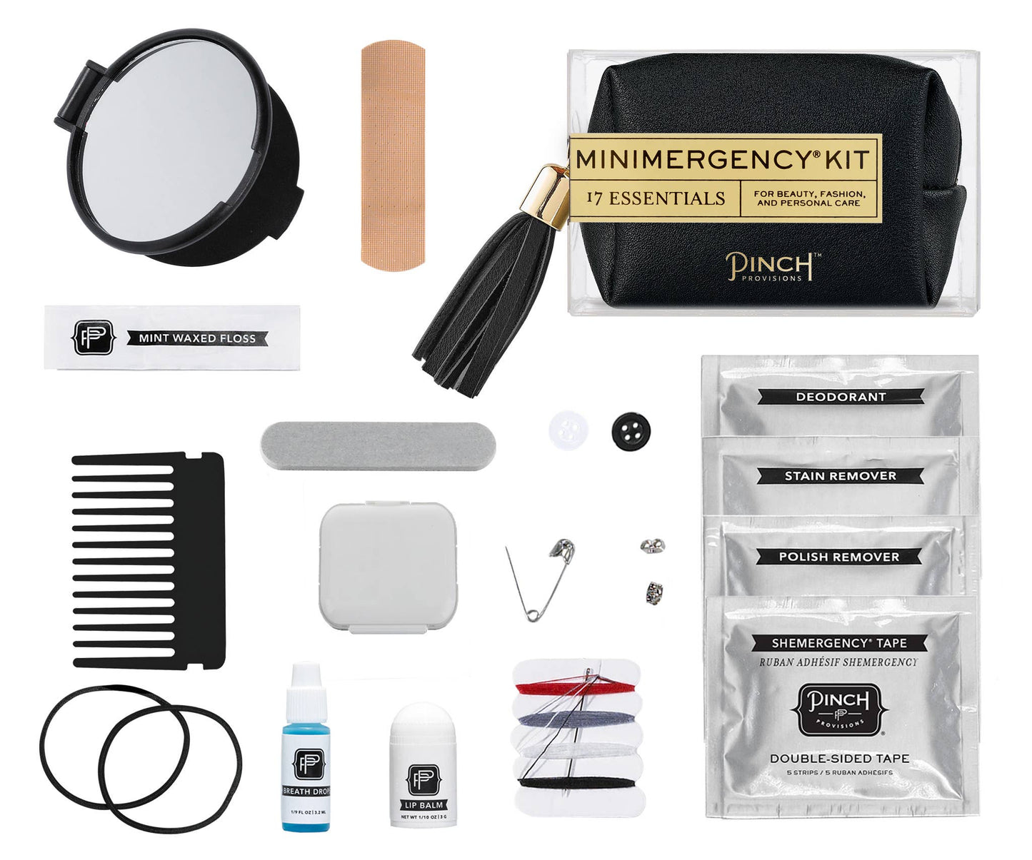 Vegan Leather Tassel Minimergency Kit