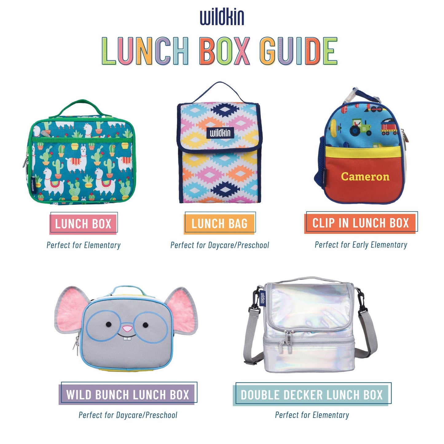 Pink Glitter Lunch Bag
