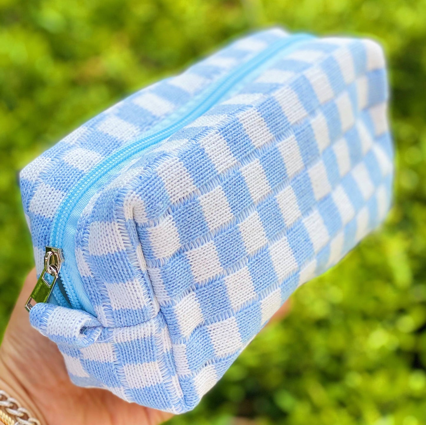 Check Yourself Cosmetic Bag: Pistachio