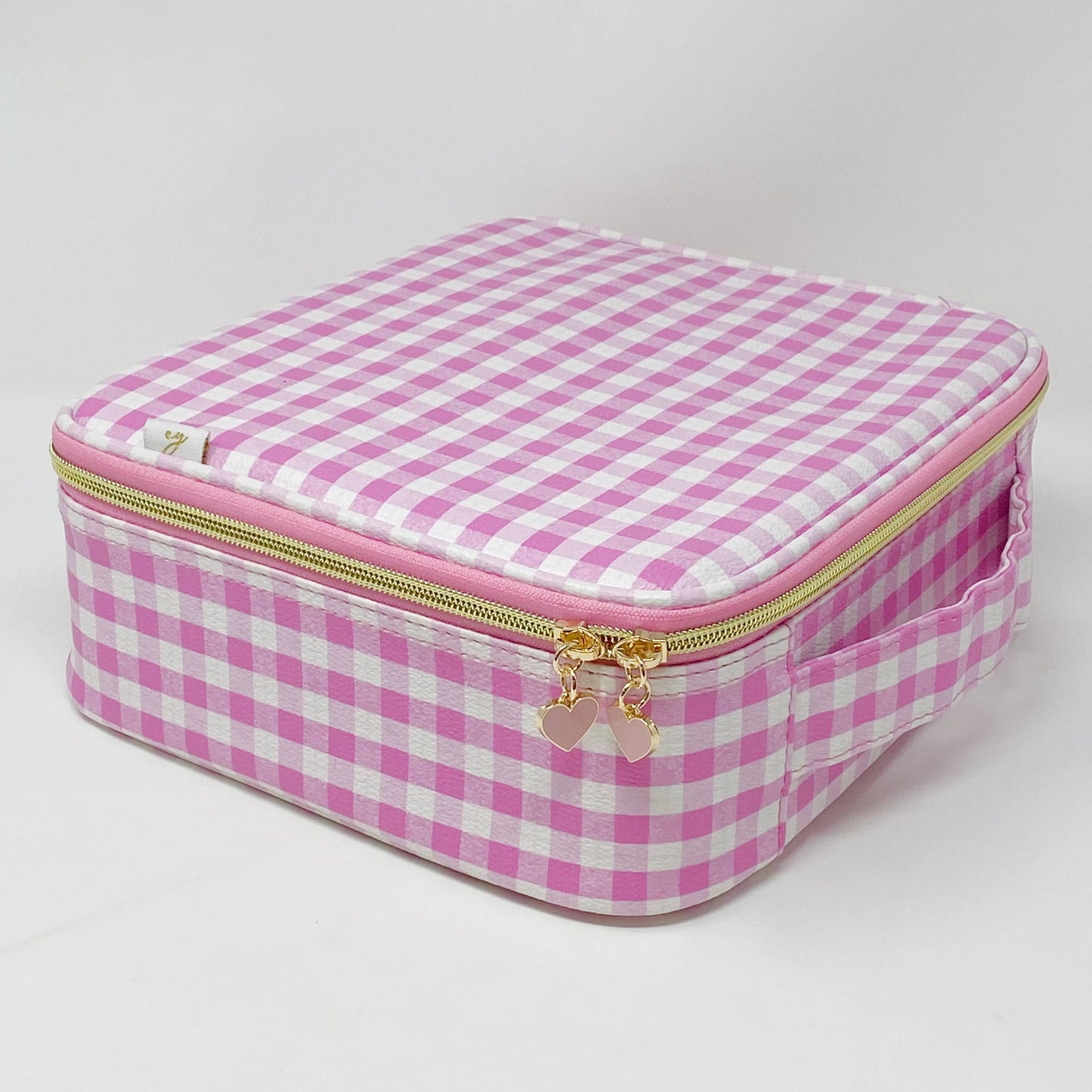 Glam Girl Cosmetic Case: Solid Pink