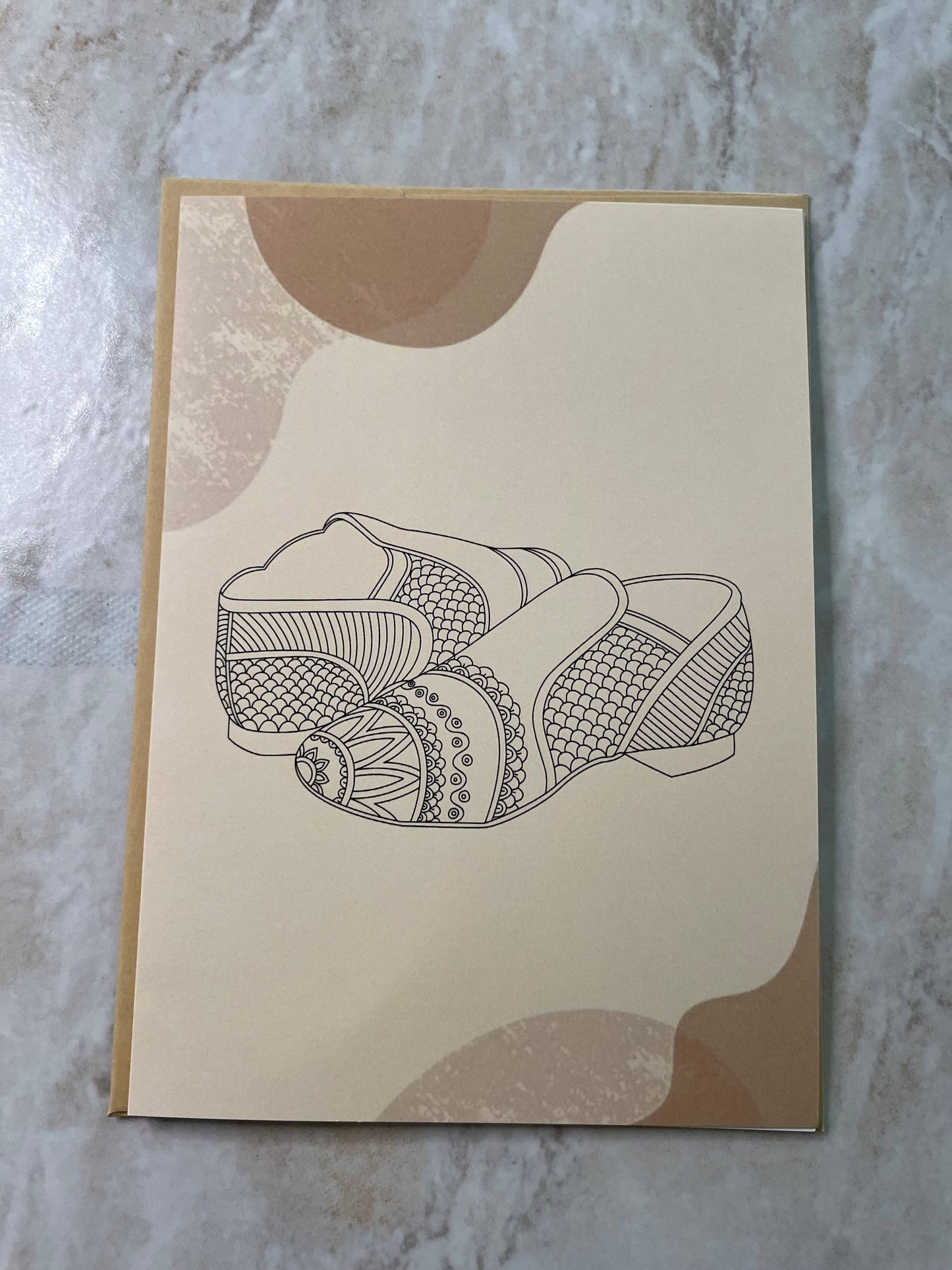 Denali & Co. Dance Shoes Greeting Cards: Tap Shoe