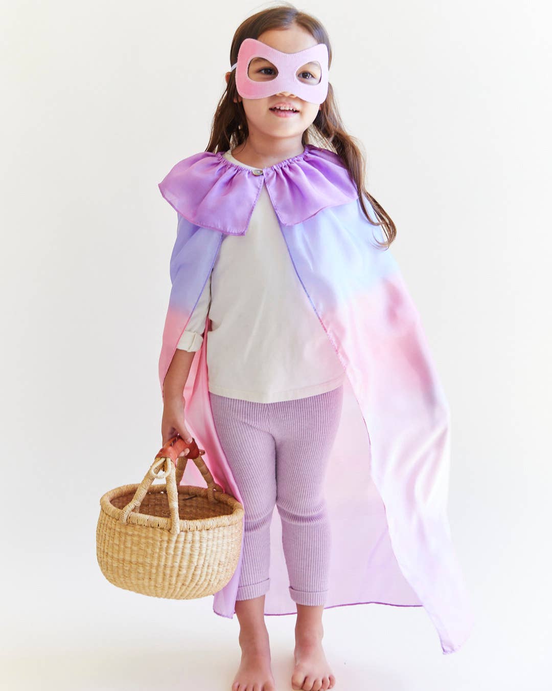 100% Silk Capes for Dress Up & Pretend Play: 1 / Rainbow