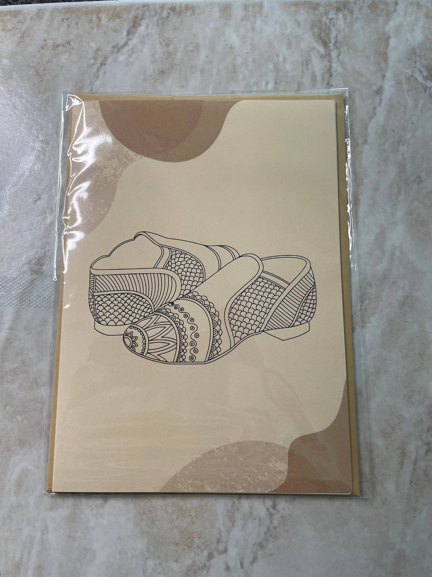 Denali & Co. Dance Shoes Greeting Cards: Tap Shoe