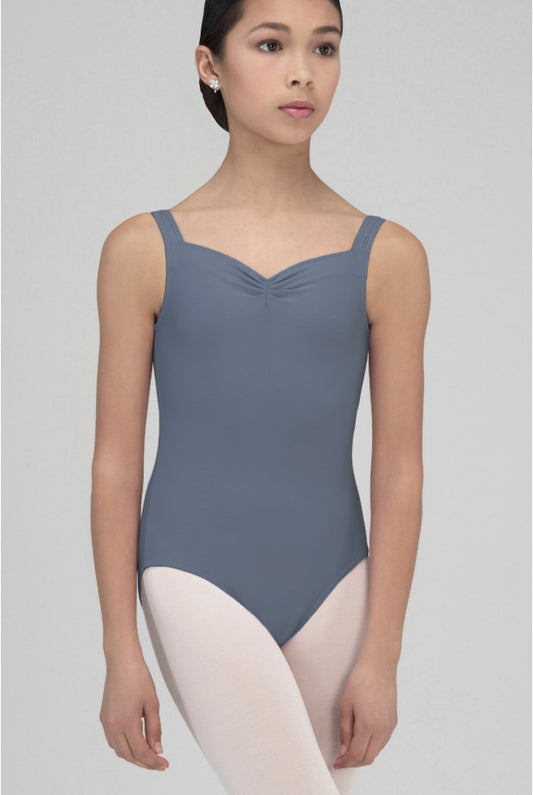 Pinch front tank leotard neutrals (Wear Moi #FAUSTINE)