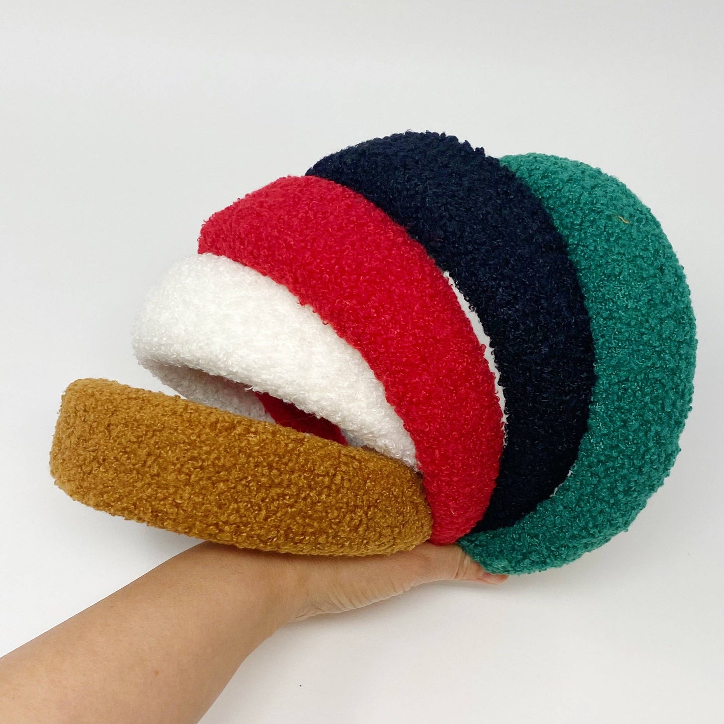 Teddy Cozy Headband: Red