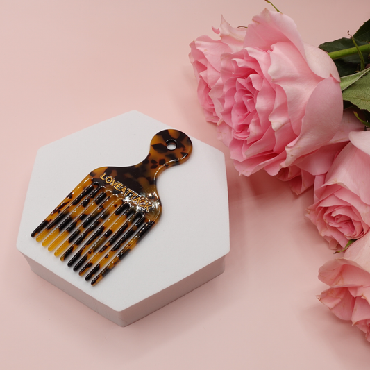 Cellulose Acetate Pick Hair Combs