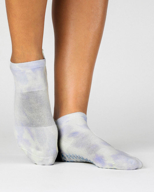 Dominique Grip Sock: S/M / Arctic Ice
